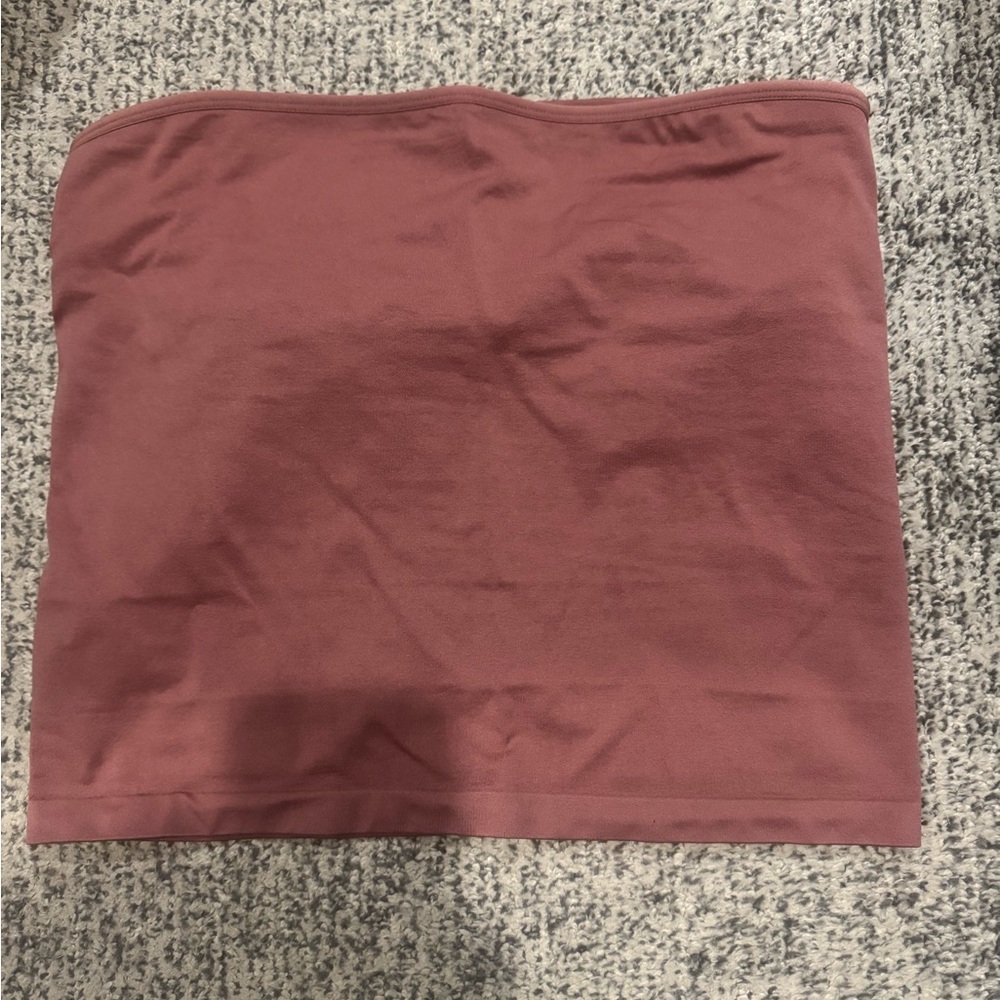 Target tube top, size large, never worn, built in bra, mauve